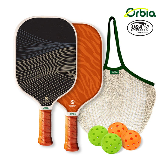 Pickleball Starter Set | 2 Paddles, 4 Balls, 1 Net-Bag